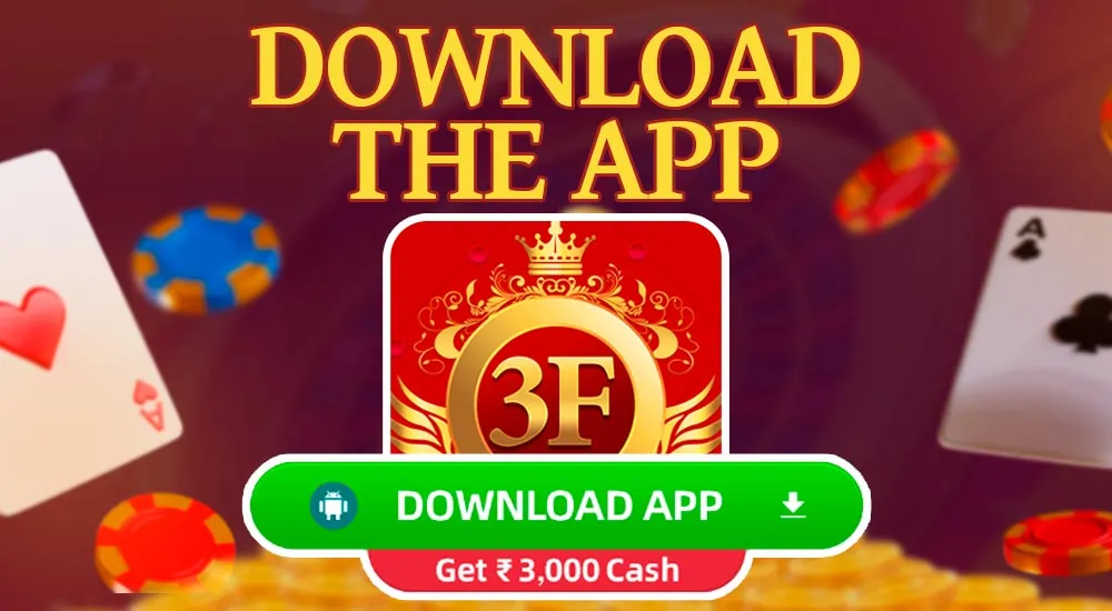 Quickly download the app with casino games from 3F Game.