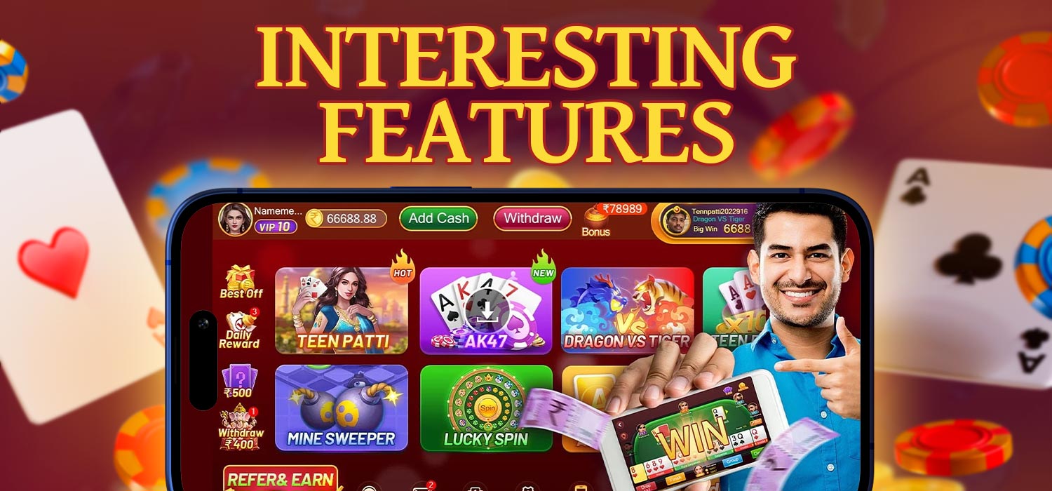 Interesting features of the 3F Game app for casual games.