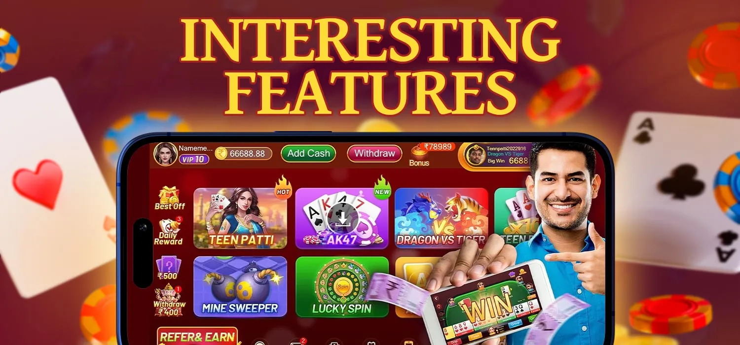 Interesting features of the 3F Game app for casual games.